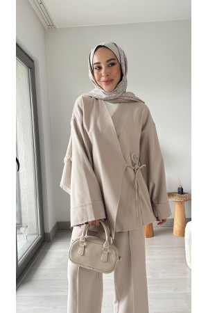 Pis Dikişli Ceketli Takım 